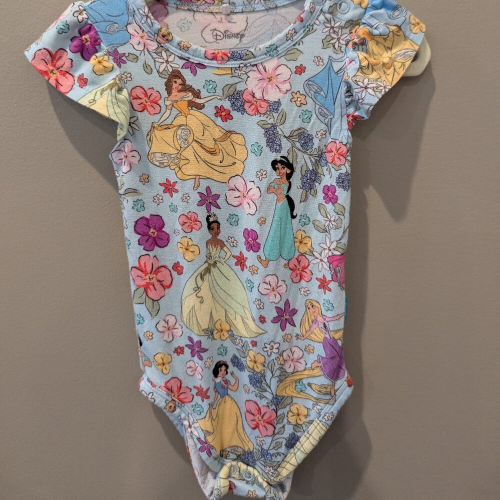Posh Peanut Disney Princess Bodysuit, 6-12M